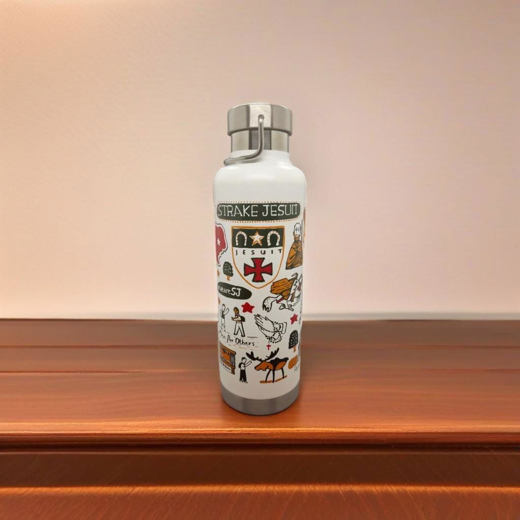 Steel Tumbler featuring artwork by Julia Gash