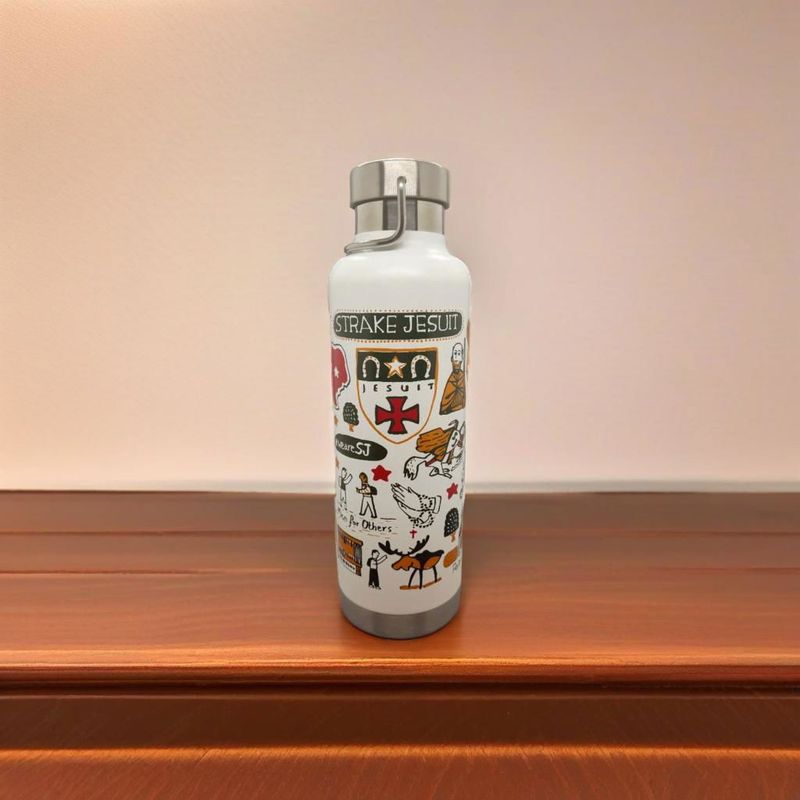 Steel Tumbler featuring artwork by Julia Gash