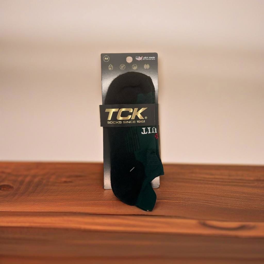 Running Socks - Dark Green and Black - Large