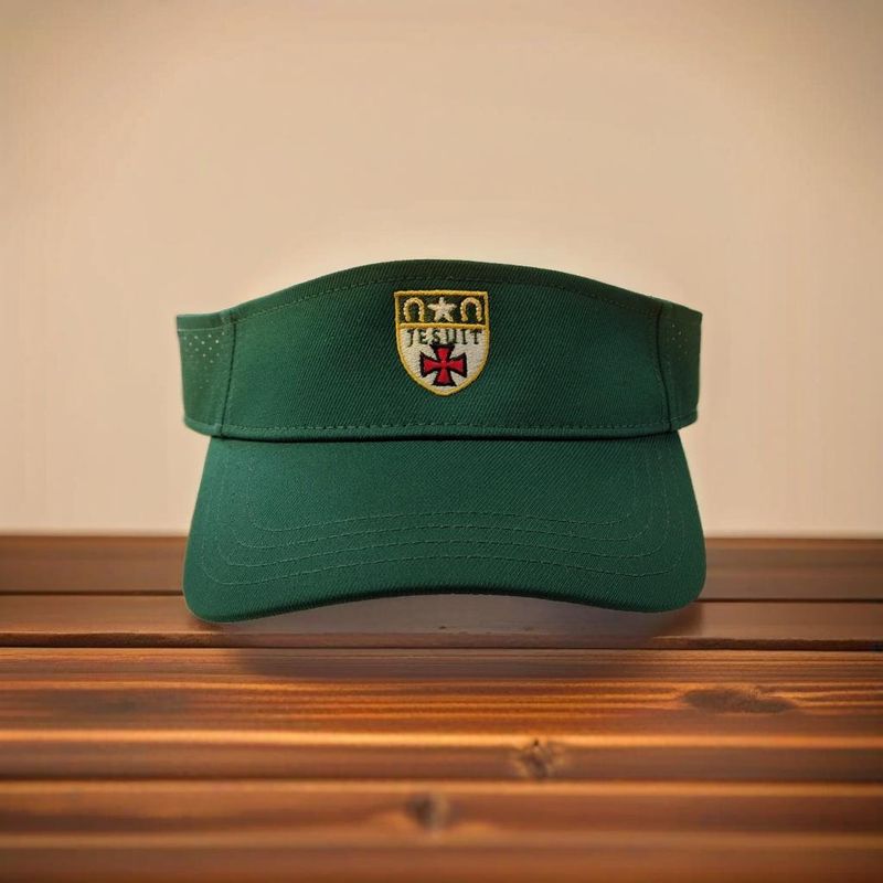 Pacific Headwear Green Jesuit Visor