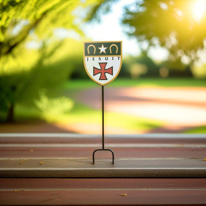 Strake Jesuit Metal Yard Decor Sign - Pickup In Store Only
