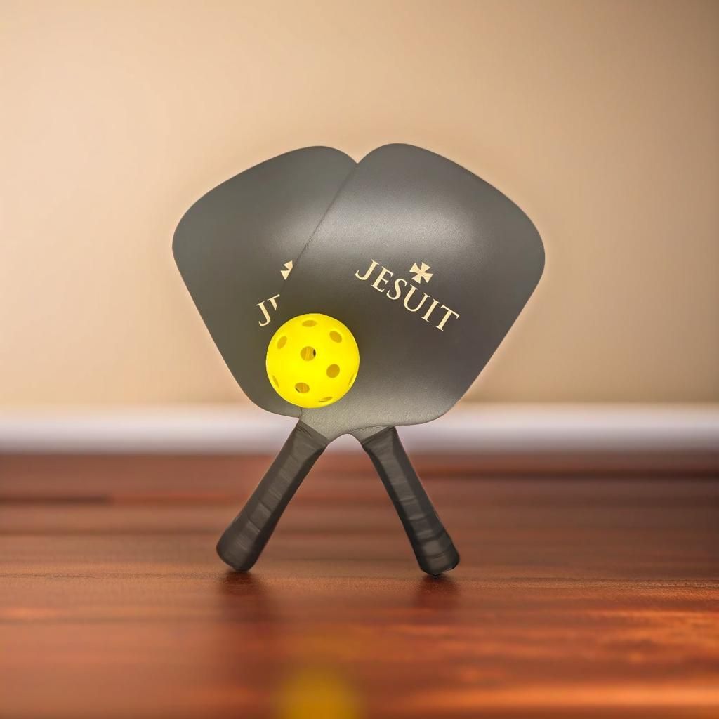 Pickleball Set - Jesuit Engraved w/Ball/Bag