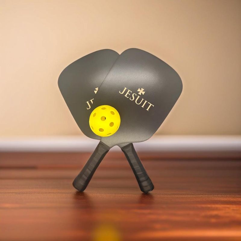 Pickleball Set - Jesuit Engraved w/Ball/Bag