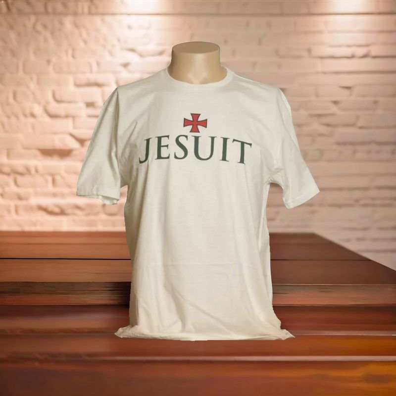 Blank White T-Shirt + Jesuit