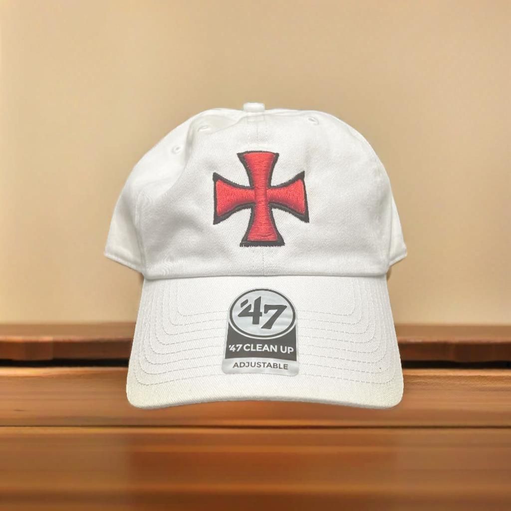Crusader Cross Hat - White AMDG