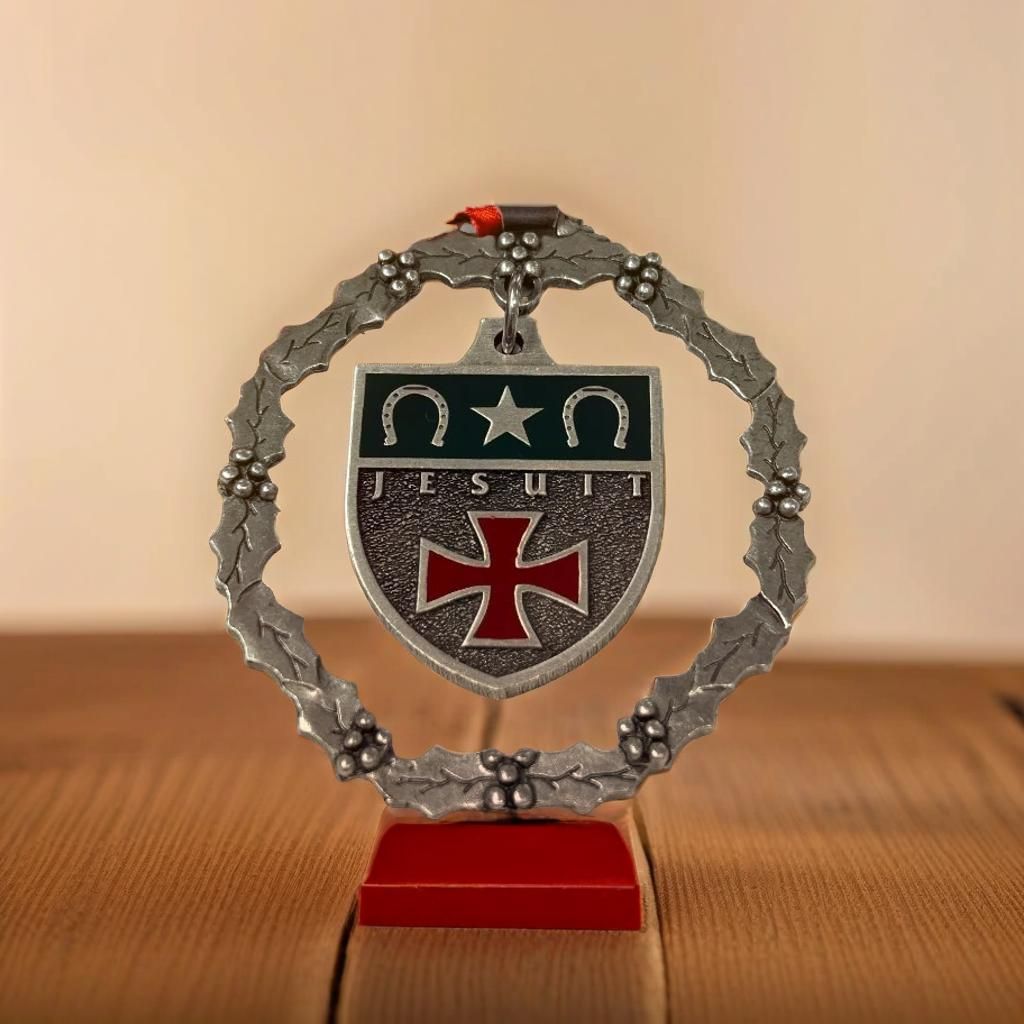 Pewter Ornament - Jesuit Shield