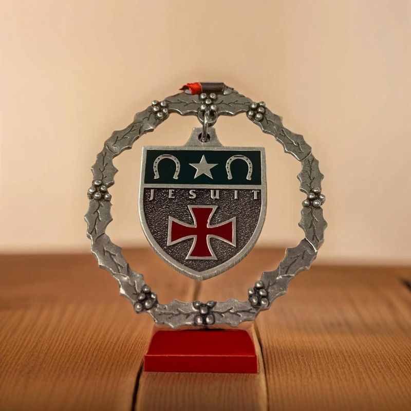 Pewter Ornament - Jesuit Shield