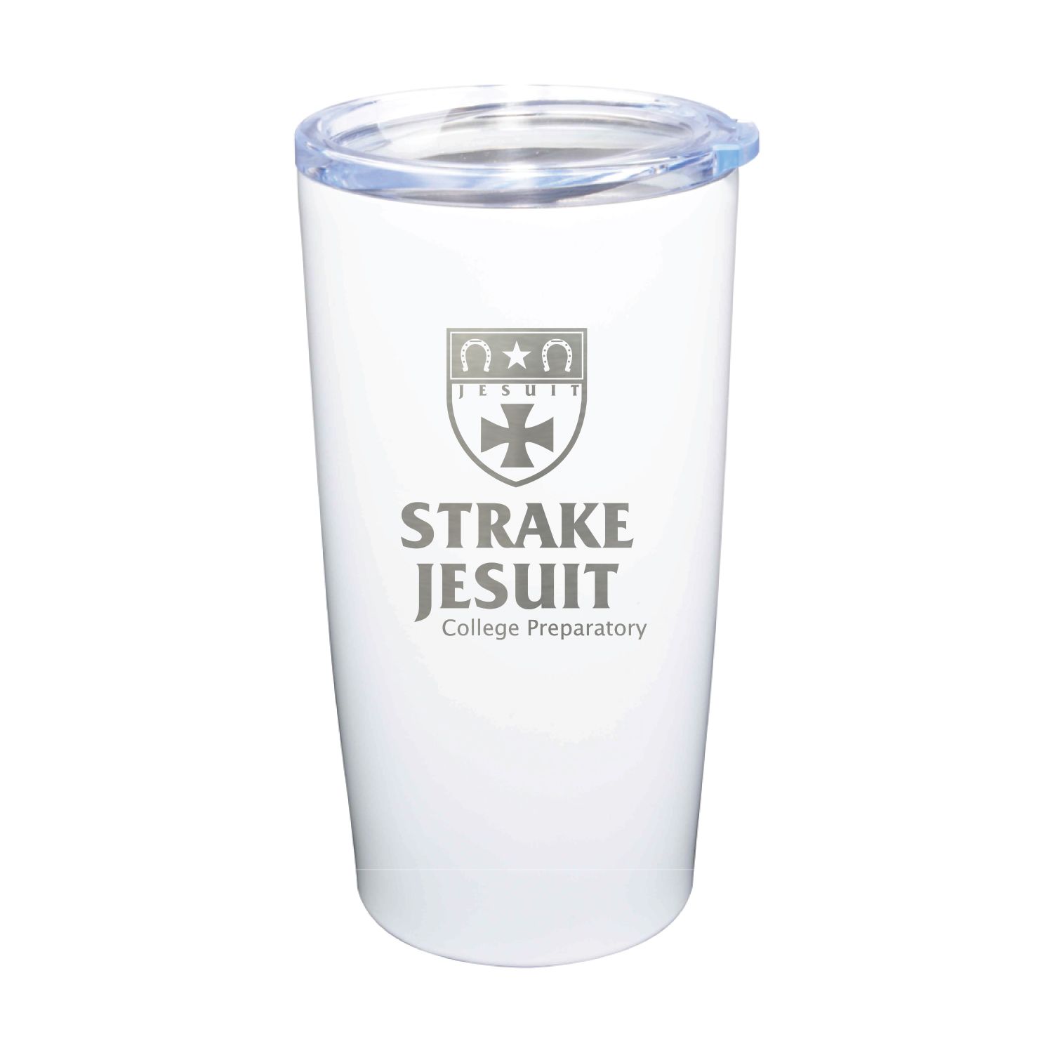 20 oz Stainless Steel Tumbler - White