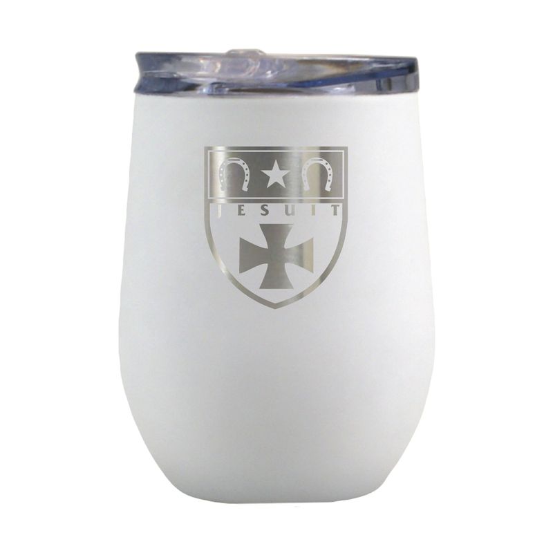 White Stainless Tumbler 12oz