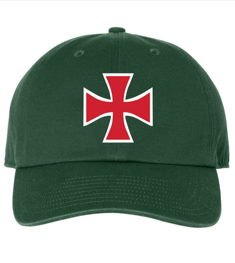Crusader Cross Hat - Green AMDG