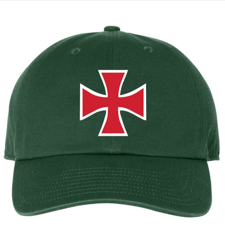 Crusader Cross Hat - Green AMDG