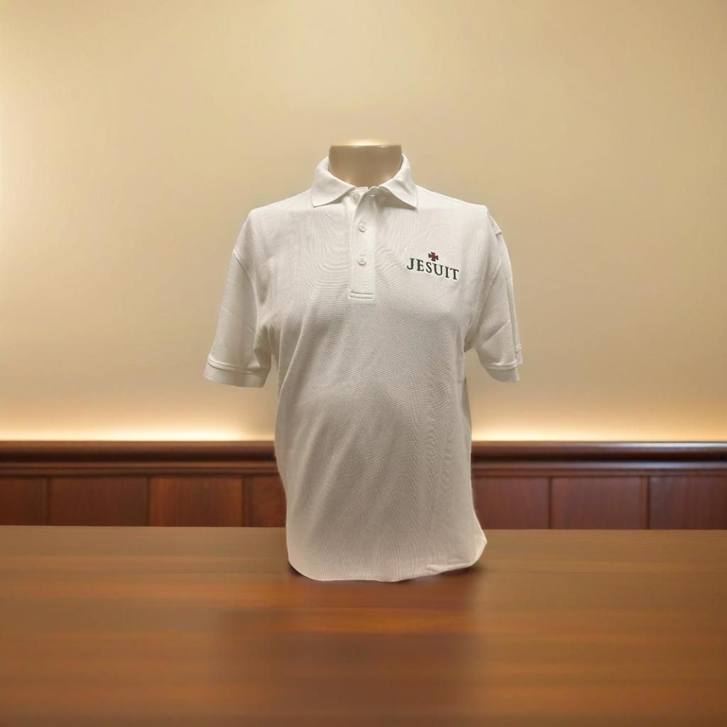 Port &amp; Company Jesuit Cotton Polo, Size: S, Color: WHITE