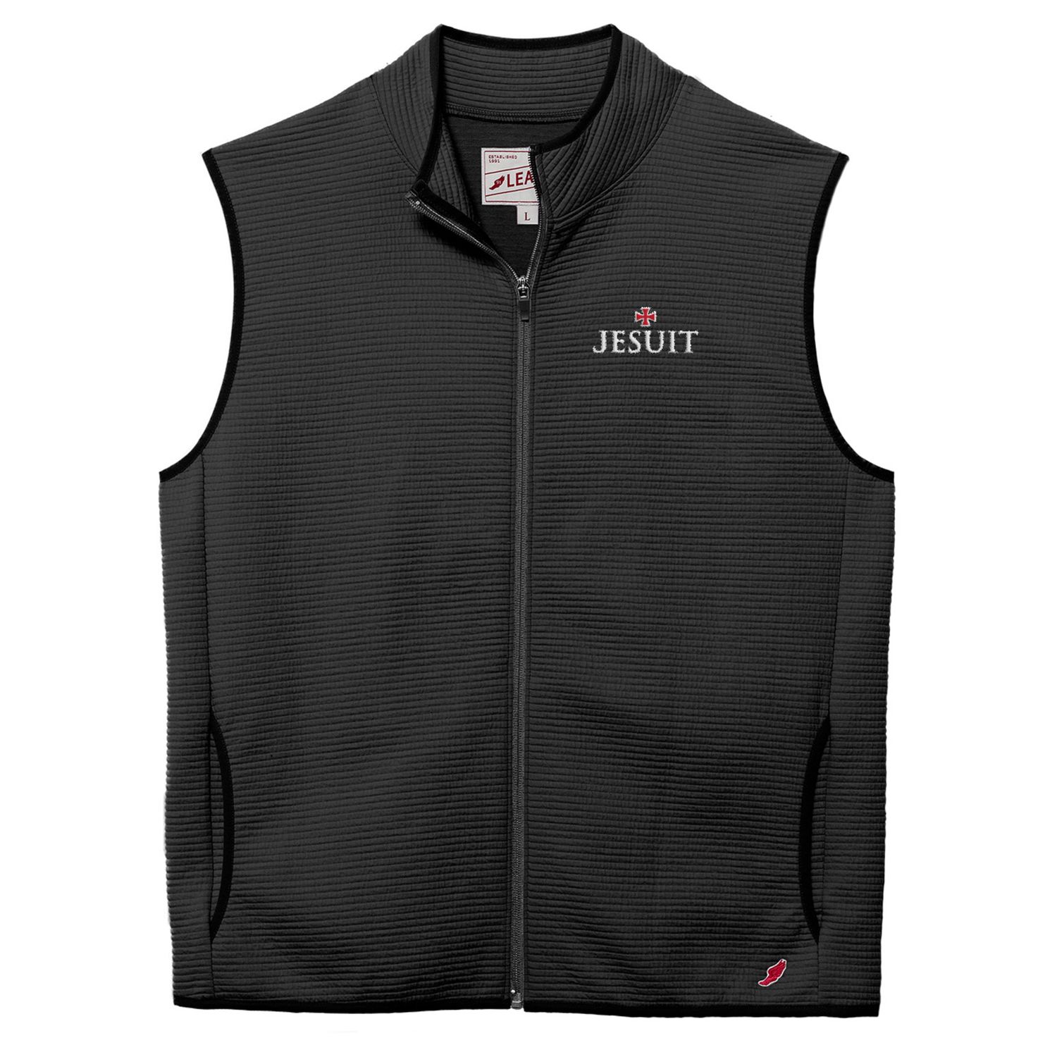 League Black Vest Mens
