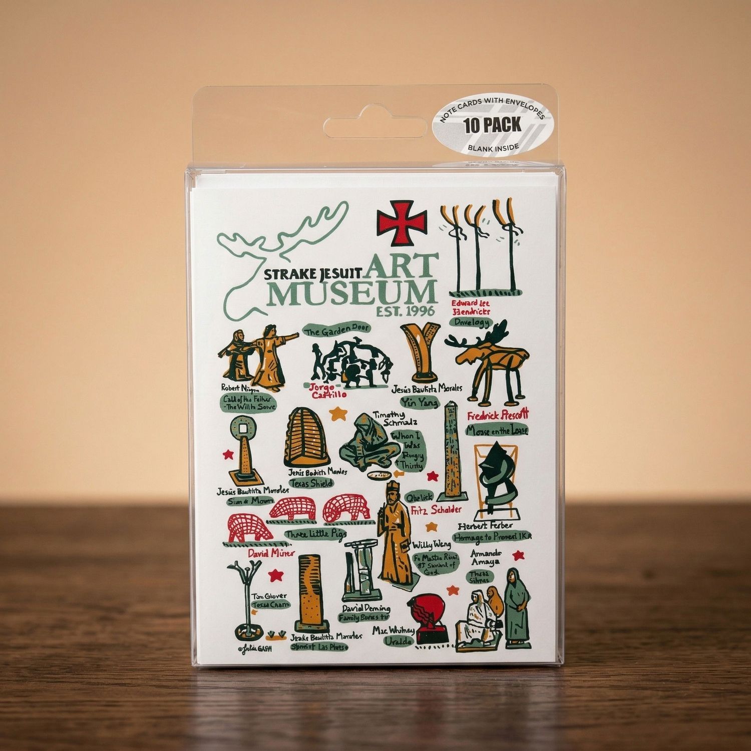 Julia Gash Museum Note Cards (10 Pk)