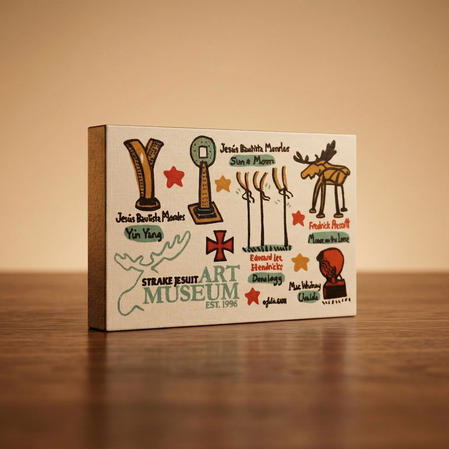 Julia Gash Museum Wood Magnet