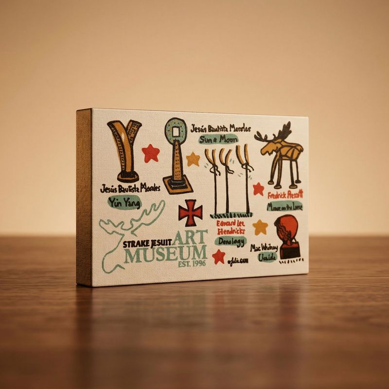 Julia Gash Museum Wood Magnet