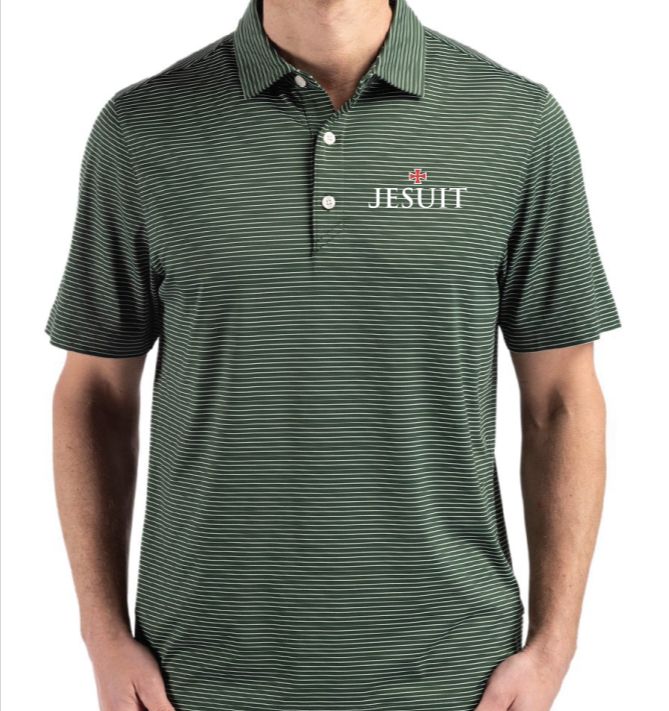 Cutter &amp; Buck Virtue Pique Stripe Mens Polo
