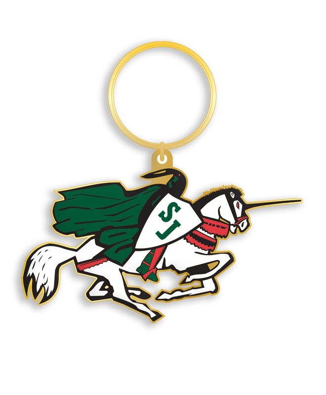 Jesuit Crusader Brass Keychain