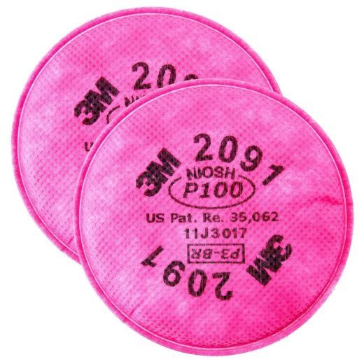 3M P100 Particulate Filter 2/Bag