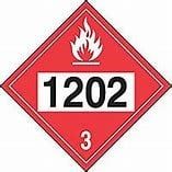 1202 (Diesel Fuel) Placard - Plastic