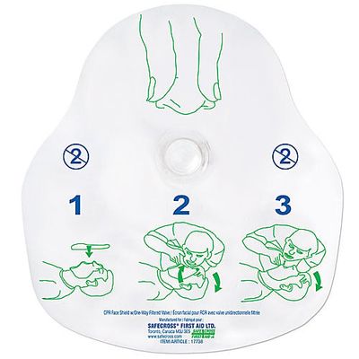 CPR Face Shield, w/One-way Filtered Valve CPR Face Shield, w/One-way Filtered Valve
