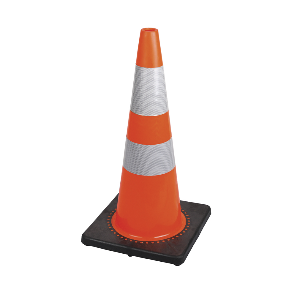 28" Premium Flexible Safety Cones
