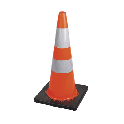 28" Premium Flexible Safety Cones