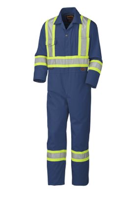 Safety Poly/Cotton Coverall Navy  Class 1 Level 2 