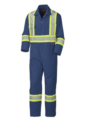 Safety Poly/Cotton Coverall Navy  Class 1 Level 2 