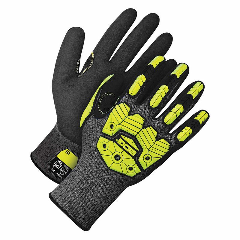 Winter Synthetic HPPE Cut Level 5 Hi-viz Yellow Impact