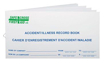 Accident /Illness Record Book, Small