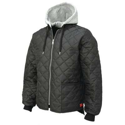 Quilted Hooded Freezer Jacket