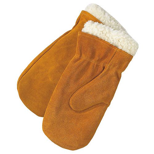 Workhorse Large Men/s Brown Leather Insulated Winter Mittens