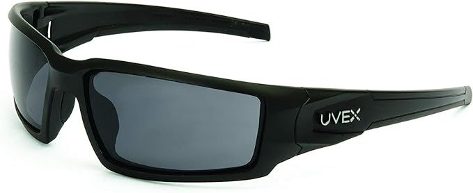 Uvex Hydro Shield Safety Glass w/Black Full Frame, Standard, Gray