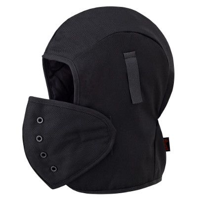 100% FR Treated Flame Resistant Quilted hard hat Liner, Size: Short