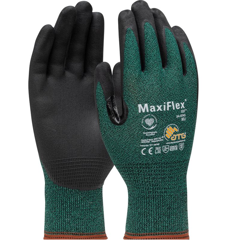 MaxiFlex Cut Glove, Foam Nitrile Cut Level 2