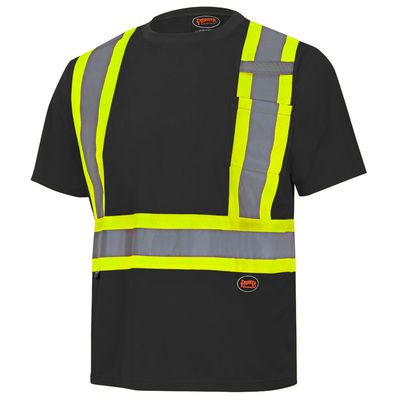 Hi-Vis Bird&#39;s-Eye Safety T-Shirt 