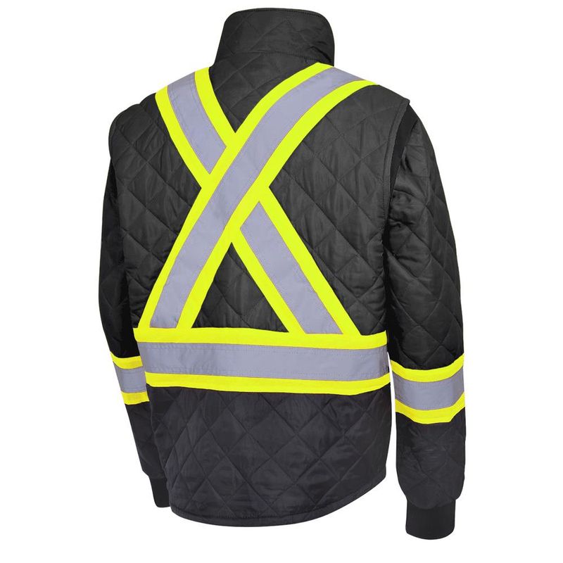 Hi-Vis Quilted Freezer Jacket