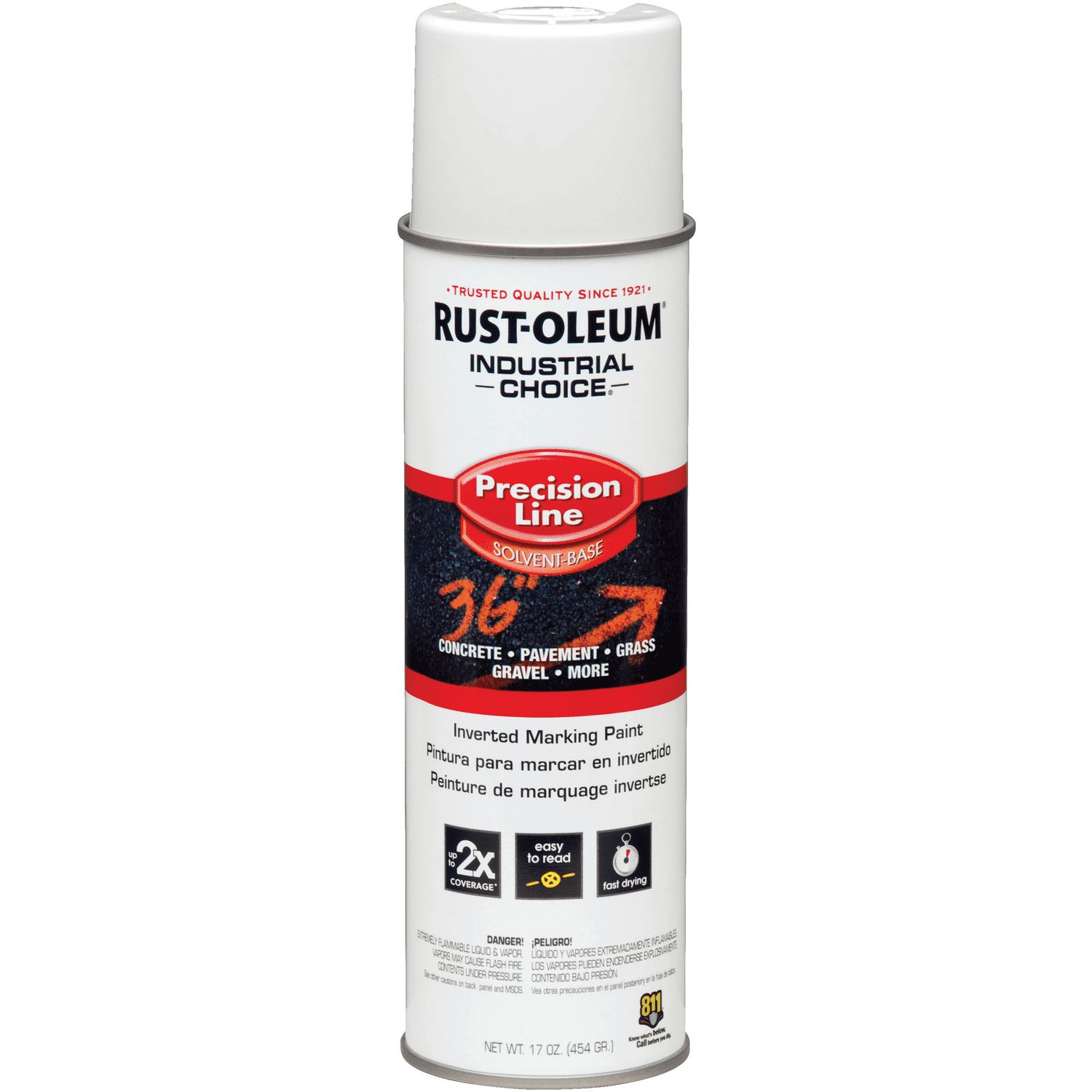 RUST-OLEUM Industrial Marking Paint , Color: White
