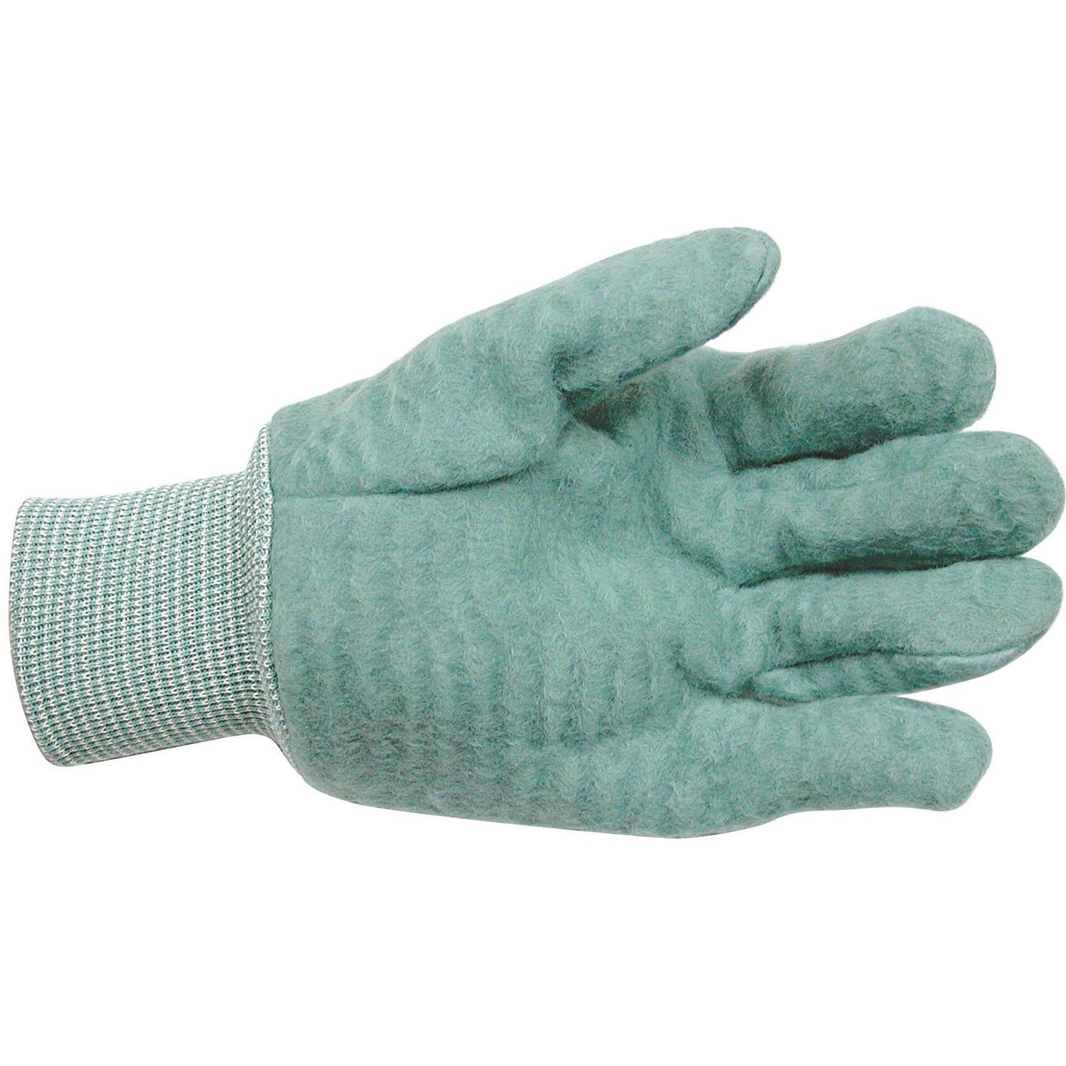 Jomac Green King Glove Heavy Green Fleece, knit wrist