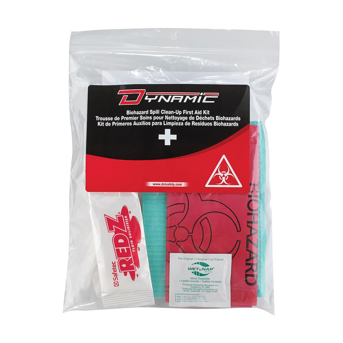 Biohazard Clean-up Kit &quot;Clean All&quot; Ziplock