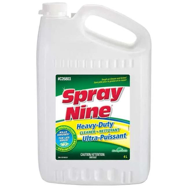 Spray Nine Heavy-Duty Cleaner/Disinfectant 4L