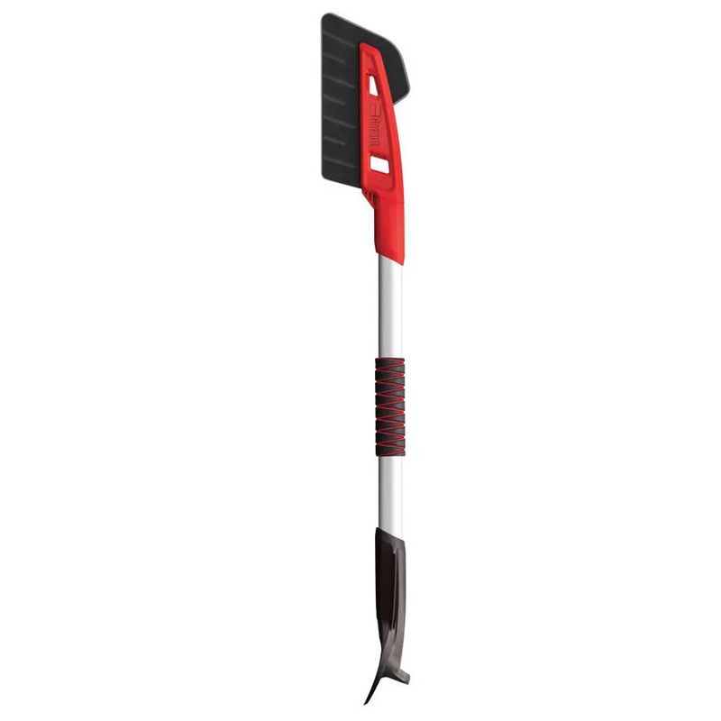 Snow Brush, lightweight Aluminum handle insulated Foam Sleeve