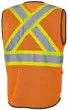 Hi-Vis Mesh Poly Safety Vest - Zipper Closure