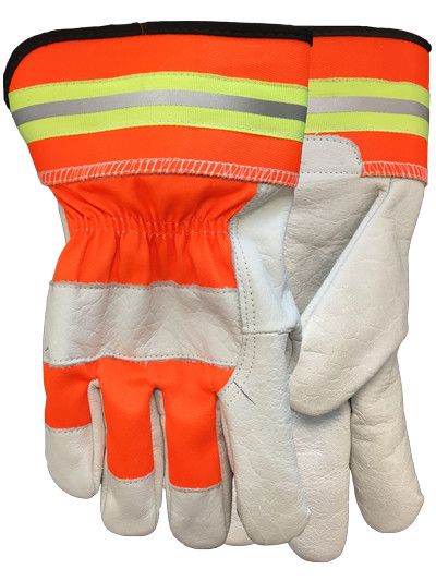 Hi-Viz Flashback Premium Buffalo Leather Cotton Drill Back
