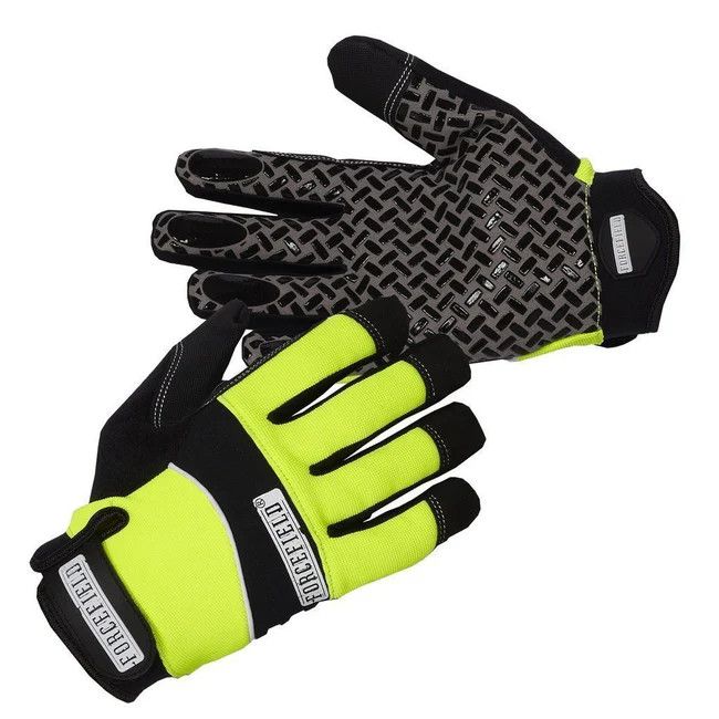 &quot;Sticky Glove&quot; Mechanic&#39;s Glove with Silicone Tread Grip, Size: Medium