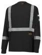 Hi-Vis FR/ARC-Rated Long-Sleeved Cotton Safety Shirt – Black