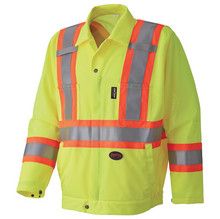 Hi-Vis Traffic Safety Jacket - Hi-Vis Yellow/Green