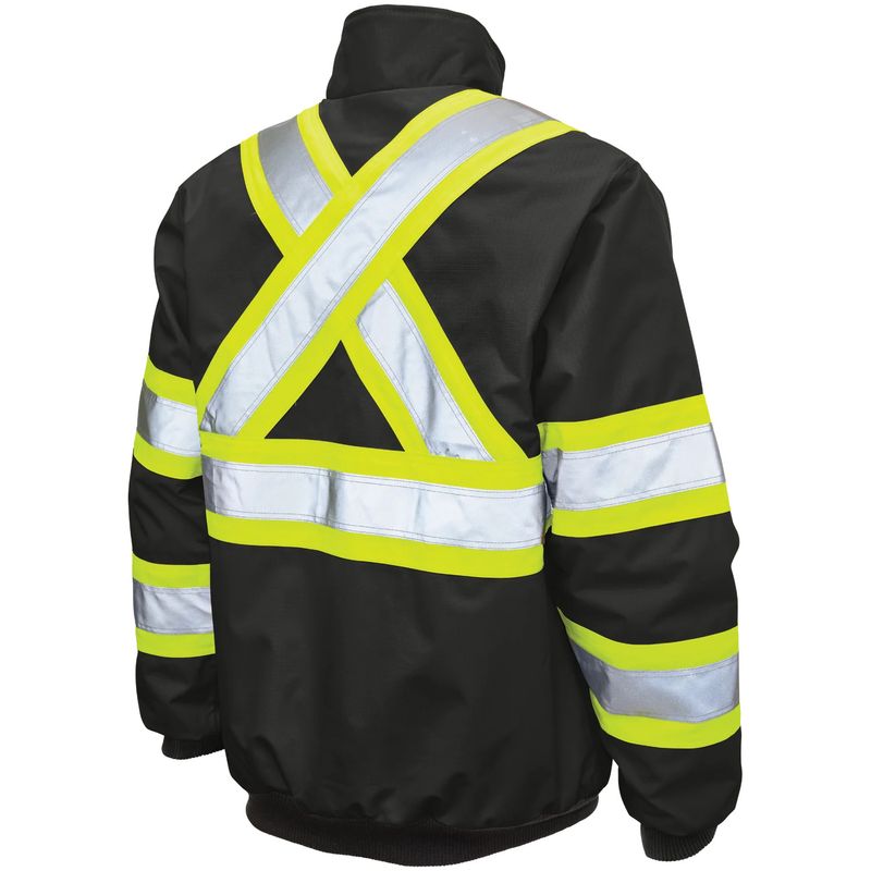 Ripstop Sherpa-Lined Safety Bomber Ripstop Sherpa-Lined Safety Bomber
