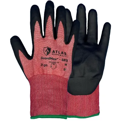Atlas Guardmax Summer 21ga Nitrile Palm Coated Glove, Cut 6 Atlas Guardmax Summer 21ga Nitrile Palm Coated Glove, Cut 6